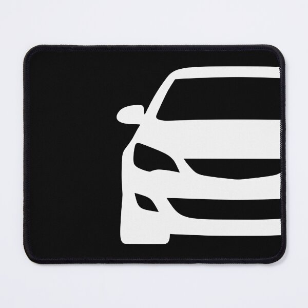 Item preview, Opel Vauxhal Holden Astra J 2009-2015 simple white silhouette designed and sold by EdimDesign.