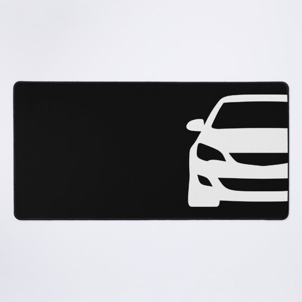 Item preview, Opel Vauxhal Holden Astra J 2009-2015 simple white silhouette designed and sold by EdimDesign.