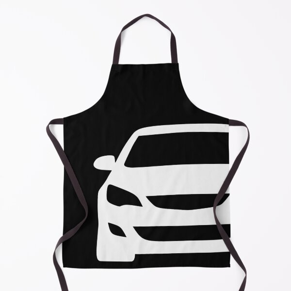 Item preview, Opel Vauxhal Holden Astra J 2009-2015 simple white silhouette designed and sold by EdimDesign.