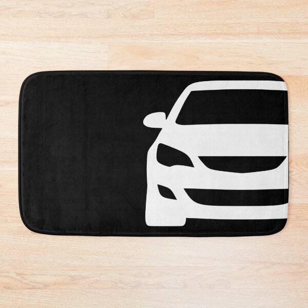 Item preview, Opel Vauxhal Holden Astra J 2009-2015 simple white silhouette designed and sold by EdimDesign.