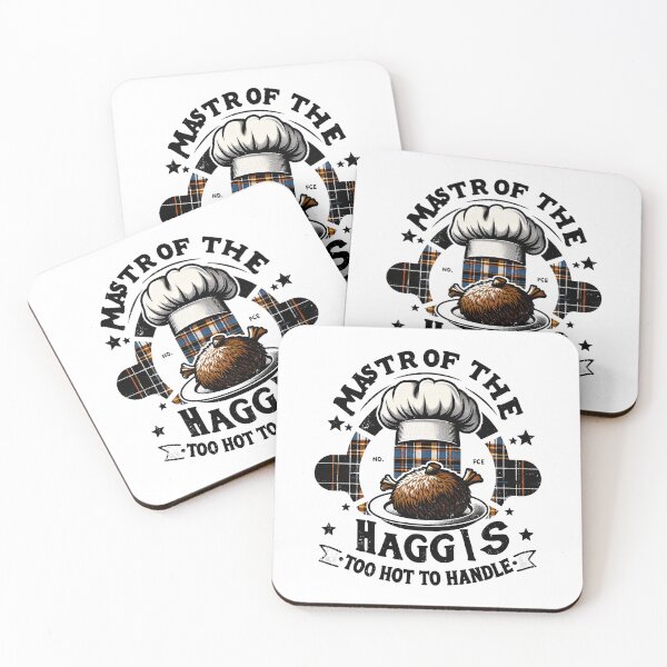 Item preview, Master of haggis : Haggis too hot to handle Design - Scottish Foodie Design Scottish Haggis Fun Gift designed and sold by MAPDDesigns.