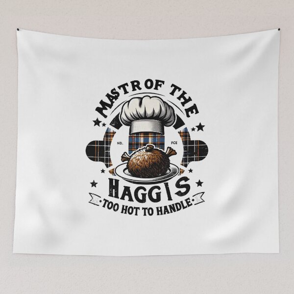 Item preview, Master of haggis : Haggis too hot to handle Design - Scottish Foodie Design Scottish Haggis Fun Gift designed and sold by MAPDDesigns.