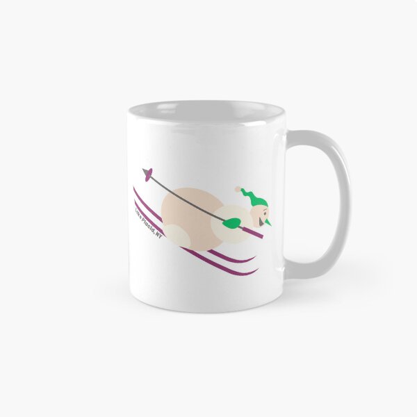Item preview, Go, Snowman! Downhill Skiing in Lake Placid, NY designed and sold by YonderAndBeyond.