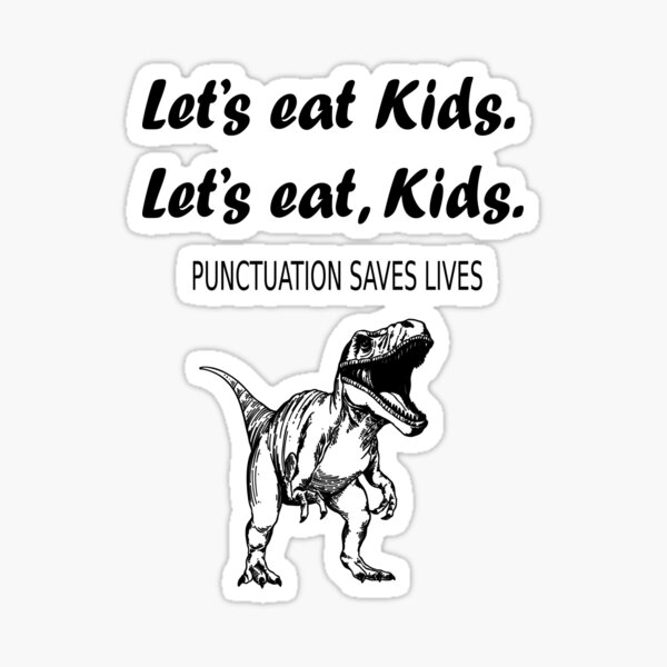 Item preview, Let's eat, kids. designed and sold by ImagineYourART ⭐️⭐️⭐️⭐️⭐️.