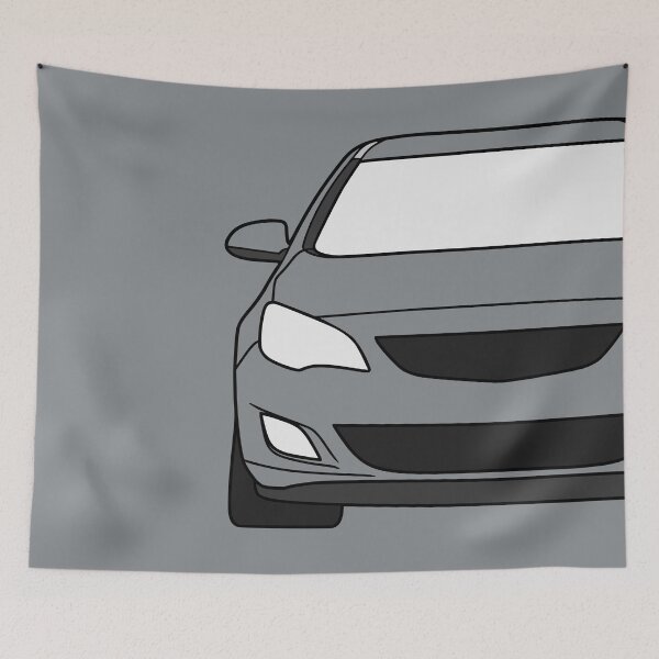 Item preview, Opel Vauxhal Holden Astra J 2009-2015 black lined with colored parts designed and sold by EdimDesign.