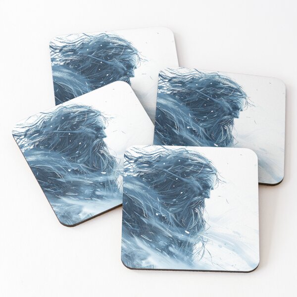 Item preview, Stoic Giant in Snow Storm designed and sold by MadeByBen.