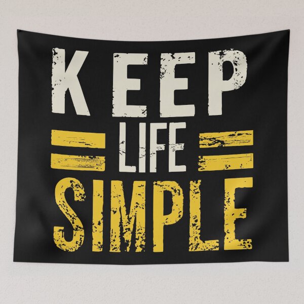 Item preview, Keep Life Simple  designed and sold by Sketch-Shack.