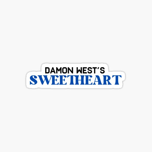 Damon West's Sweetheart Sticker