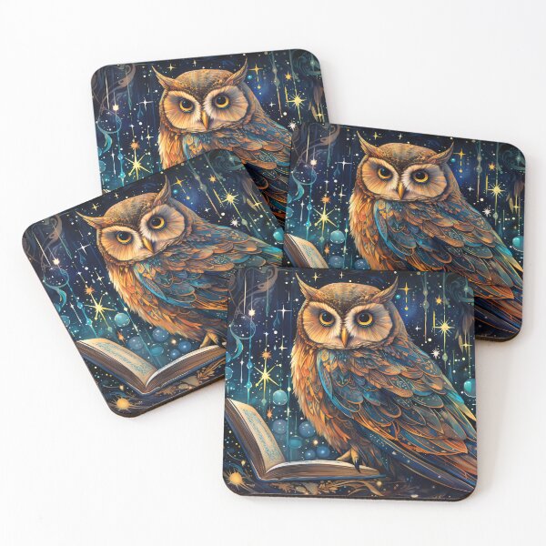 Item preview, Mystical Owl, An owl connected to the spirit world designed and sold by Celestial Charm Co.