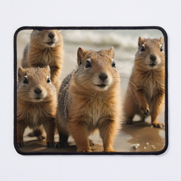 Item preview, Ground squirrels play on the beach designed and sold by Proren.