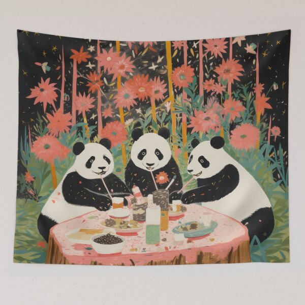 Item preview, funny pandas, party, birthday, Japan designed and sold by Mauswohn.