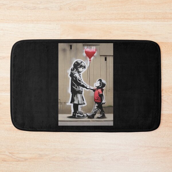 Item preview, Banksy style Urban Street Art Child Love designed and sold by Gianyyu.