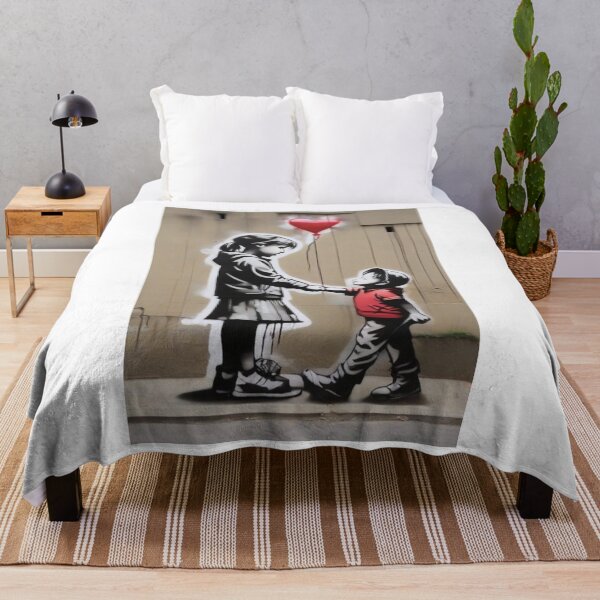 Item preview, Banksy style Urban Street Art Child Love designed and sold by Gianyyu.