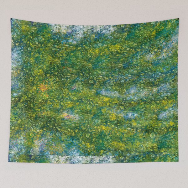 Item preview, Abstract Art - Liquid Pouring - Bubbles designed and sold by Connys Colorful World.