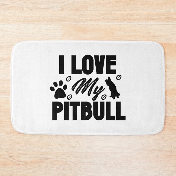 Item preview, I Love My Pitbull Bumper designed and sold by package11.