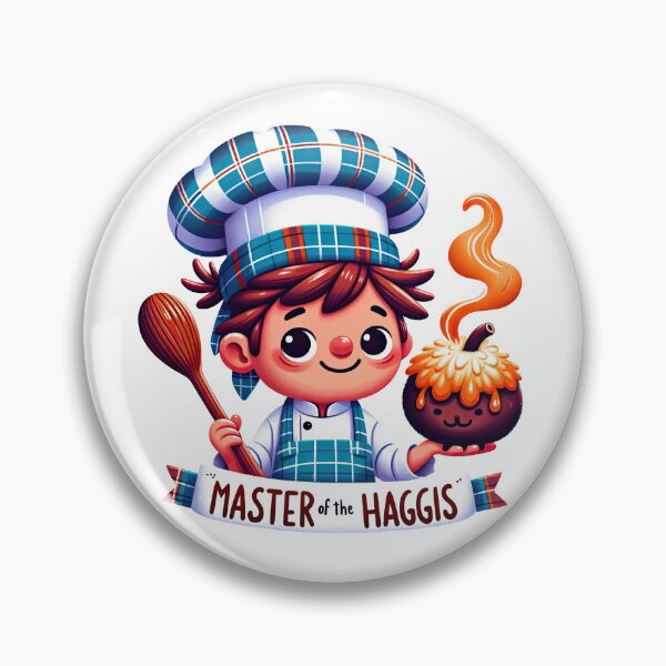 Item preview, Master of Haggis Chef Tee - Funny Scottish Foodie Design Scottish Haggis Fun Gift designed and sold by MAPDDesigns.