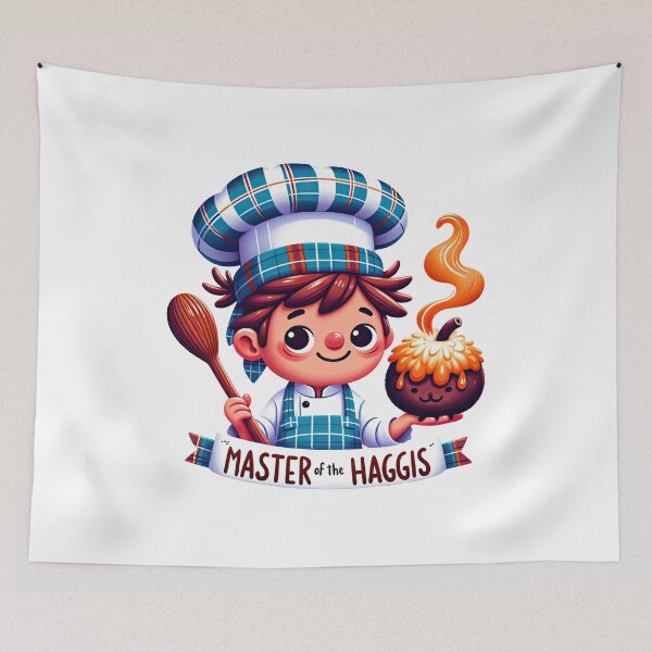 Item preview, Master of Haggis Chef Tee - Funny Scottish Foodie Design Scottish Haggis Fun Gift designed and sold by MAPDDesigns.