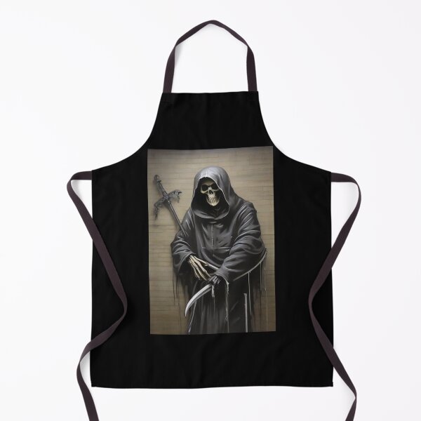 Item preview, banksy grim reaper cross designed and sold by Gianyyu.