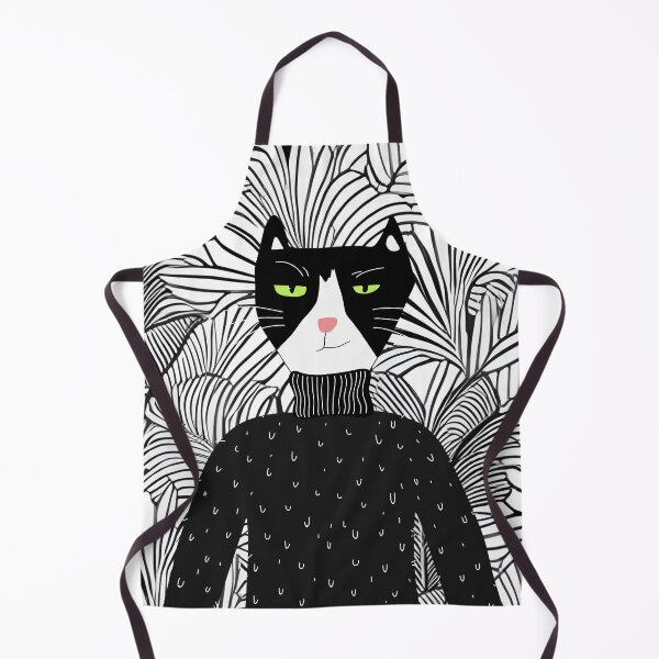 Item preview, Black and white cat designed and sold by GasconyPassion.