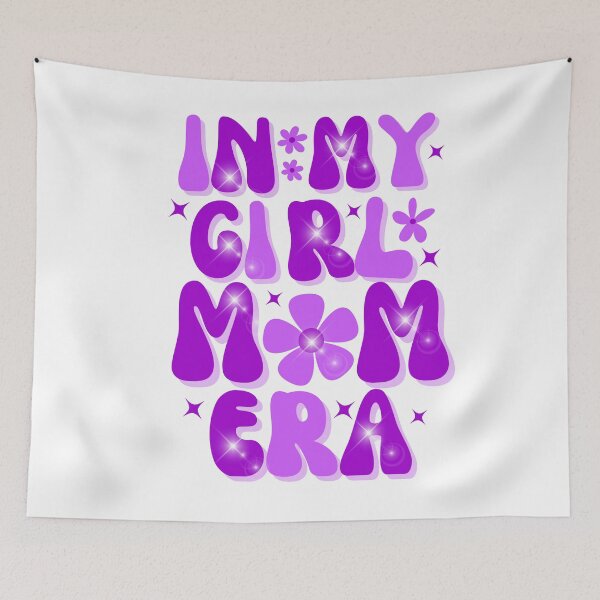 Item preview,  Girl Mom Era purple mama era lover Groovy Mom Of Girl designed and sold by Manara  -Art.