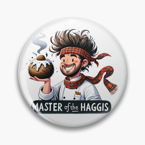 Item preview, Master of Haggis Chef Tee - Funny Scottish Foodie Design Scottish Haggis Fun Gift designed and sold by MAPDDesigns.