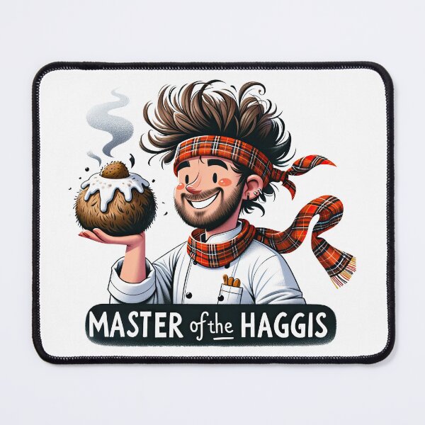 Item preview, Master of Haggis Chef Tee - Funny Scottish Foodie Design Scottish Haggis Fun Gift designed and sold by MAPDDesigns.