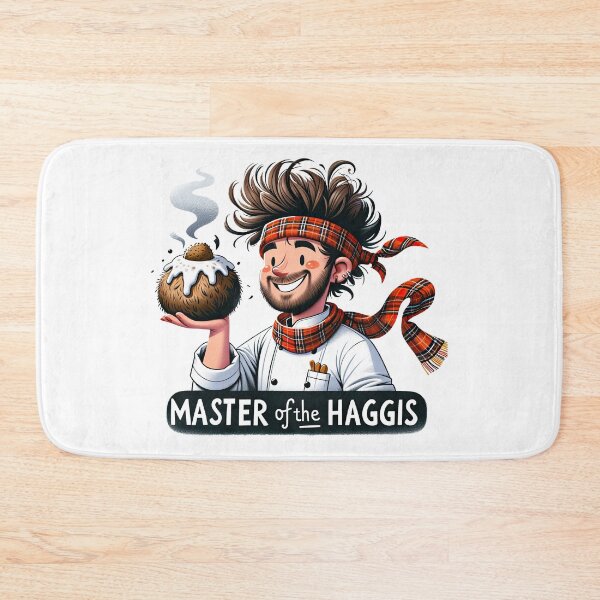 Item preview, Master of Haggis Chef Tee - Funny Scottish Foodie Design Scottish Haggis Fun Gift designed and sold by MAPDDesigns.