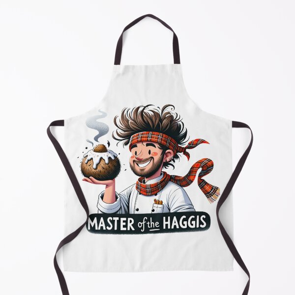 Item preview, Master of Haggis Chef Tee - Funny Scottish Foodie Design Scottish Haggis Fun Gift designed and sold by MAPDDesigns.