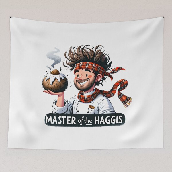 Item preview, Master of Haggis Chef Tee - Funny Scottish Foodie Design Scottish Haggis Fun Gift designed and sold by MAPDDesigns.