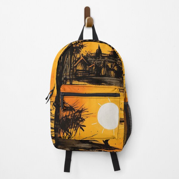 Item preview, Bagan city colorful travel vintage graphic designed and sold by wonderfulpark.