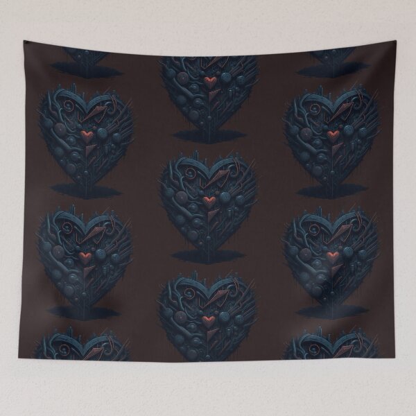 Item preview, Futuristic Heart  designed and sold by Digiheart.