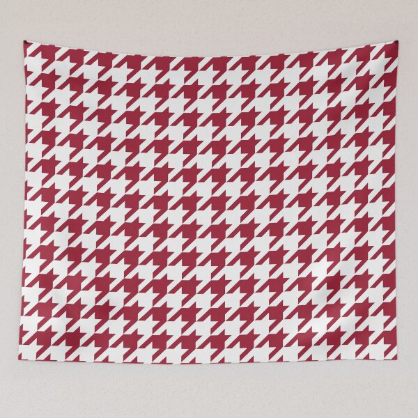 Item preview, Crimson Red Houndstooth Pattern designed and sold by Jared Davies.