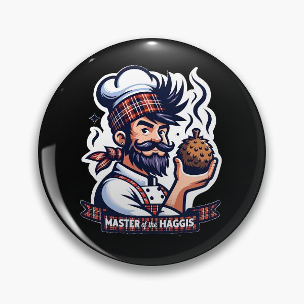 Item preview, Master of Haggis Chef Tee - Funny Scottish Foodie Design Scottish Haggis Fun Gift designed and sold by MAPDDesigns.