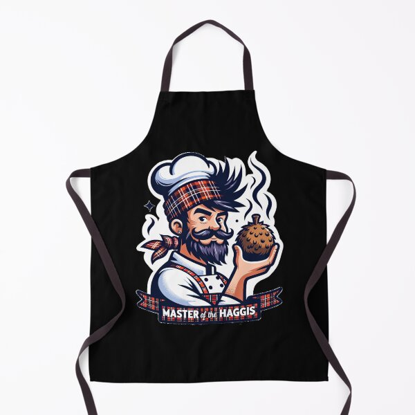 Item preview, Master of Haggis Chef Tee - Funny Scottish Foodie Design Scottish Haggis Fun Gift designed and sold by MAPDDesigns.