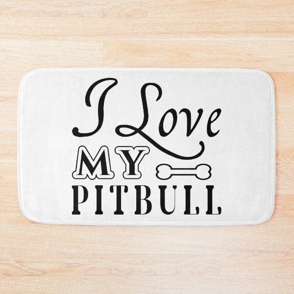 Item preview, I Love My Pitbull Bumper designed and sold by package11.