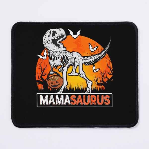 Item preview, Mamasaurus Halloween Mama Dinosaur Skeleton T rex Scary Tees designed and sold by SpeedyPrints.