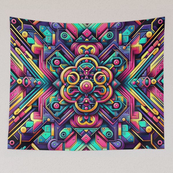 Item preview, Futuristic Neon Matrix designed and sold by ~ QPAIC ~.