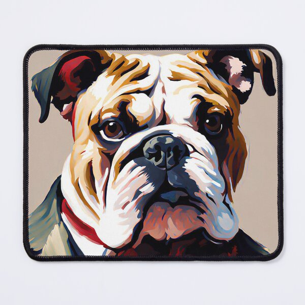 Item preview, English Bulldog Portrait in Coat and Tie designed and sold by Futurebeachbum.