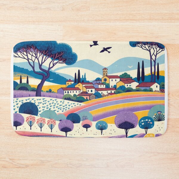Item preview, Pastoral Harmony - Minhwa-Inspired Provence designed and sold by EtherealEchoes.