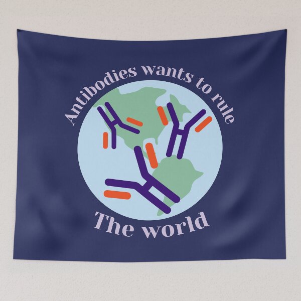 Item preview, Antibodies wants to rule the world designed and sold by scientiafemina.