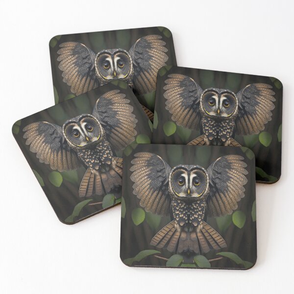 Item preview, Owl sooty moth designed and sold by locustgirl.
