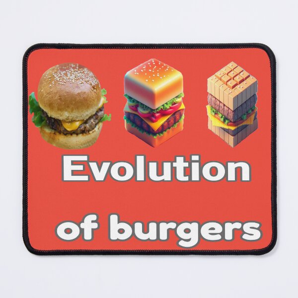 Item preview, Evolution Of Burgers designed and sold by Surreallytee.