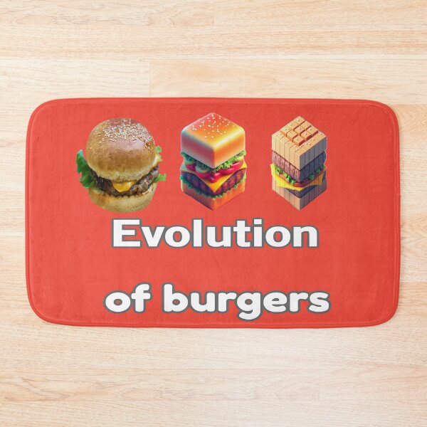 Item preview, Evolution Of Burgers designed and sold by Surreallytee.