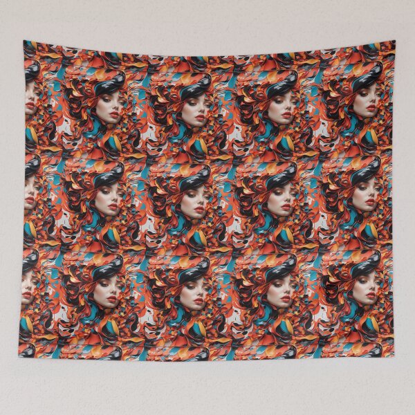 Item preview, Chromatic Rebellion: Unconventional Fashion Art designed and sold by AmazingLab.