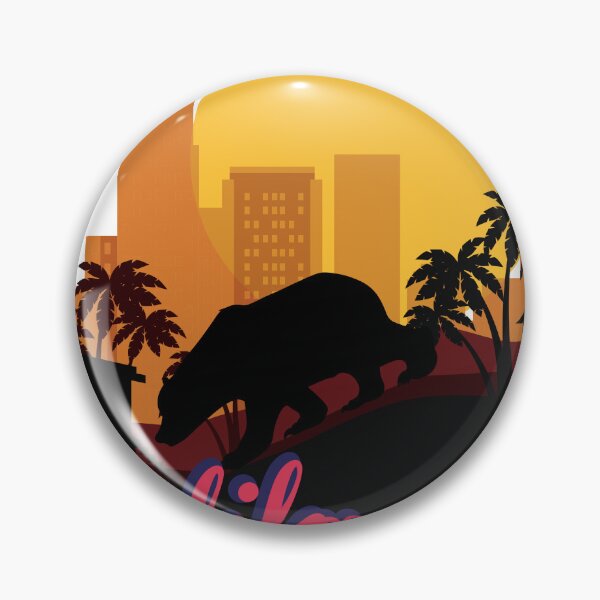 Aperçu de l'œuvre Californie Sticker créée et vendue par studiopekepeke.