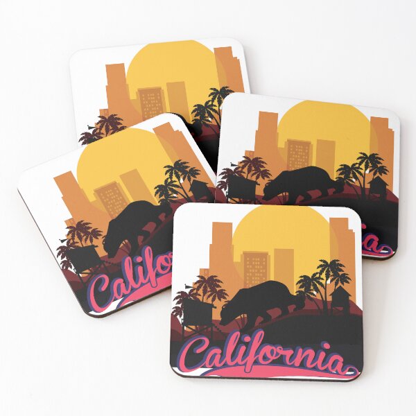 Item preview, Californie Sticker designed and sold by studiopekepeke.