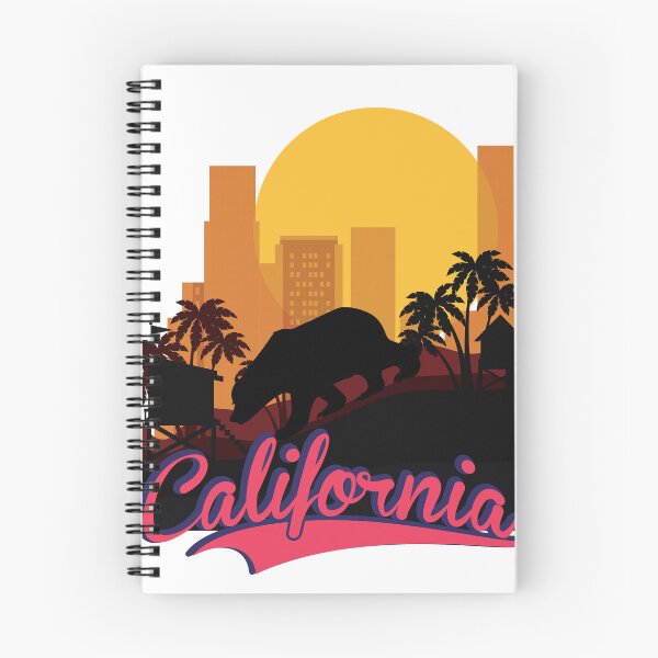 Aperçu de l'œuvre Californie Sticker créée et vendue par studiopekepeke.