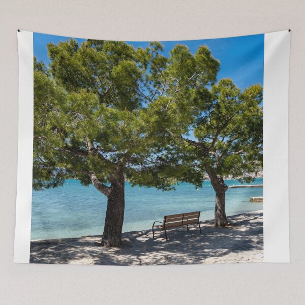 Item preview, Puerto Pollensa Pine Walk Mallorca designed and sold by GG WALL ART.
