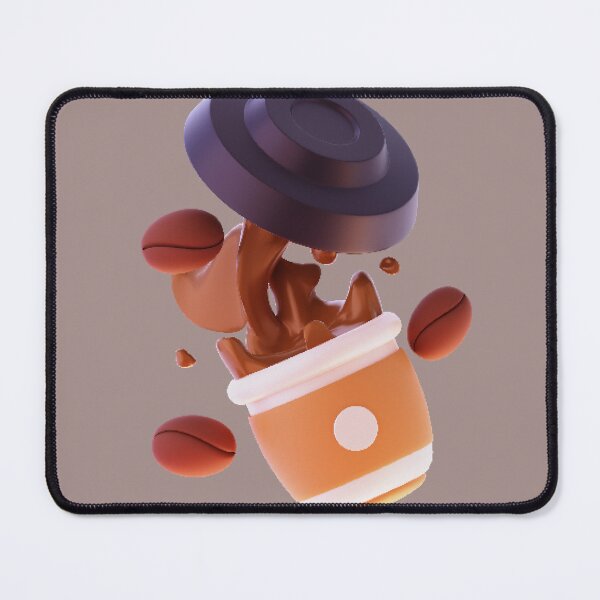 Item preview, "Premium 3D Coffee Experience: Cup with Coffee Bean Cartoon Vector Icon" designed and sold by hjian8219.
