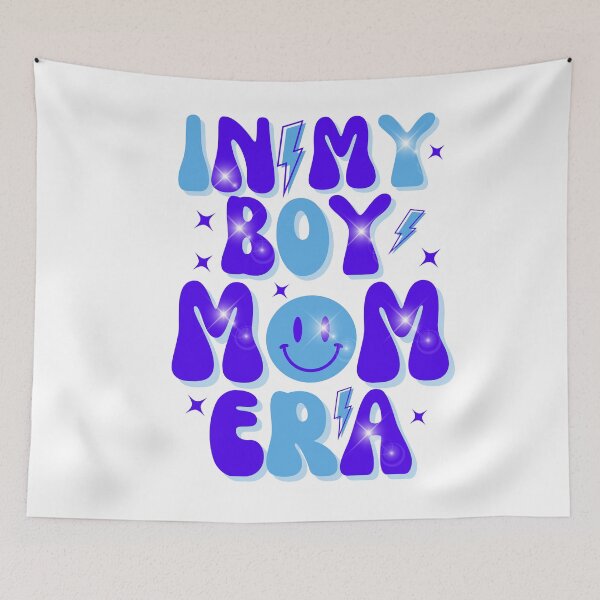 Item preview, boy Mom Era blue mama era lover Groovy Mom Of boy designed and sold by Manara  -Art.